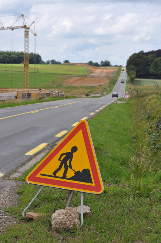 Travaux d'aménagement © Sylvie Le Calvez