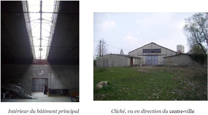 L'ancien bâtiment industriel a été démonté.